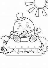 Humpty Dumpty Coloring Pages sketch template