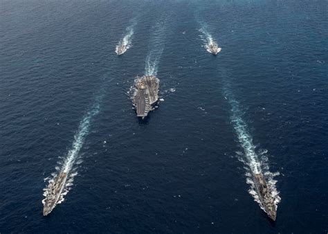 George H.W. Bush Carrier Strike Group Enters the Mediterranean Sea - Seapower