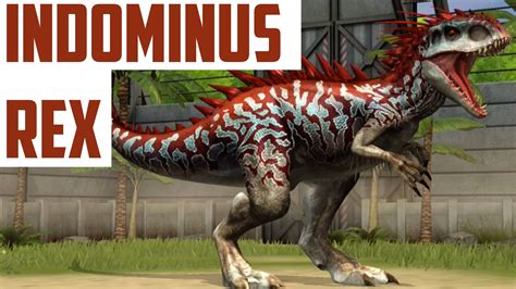 INDOMINUS REX - LEVEL 40 - HYBRID DINO - Jurassic World The Game | Jurassic world, Indominus rex ...