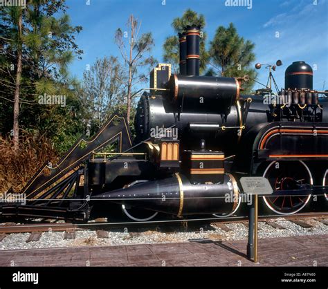 Jules Verne Train, Back to the Future III, Universal Studios, Orlando, Florida, USA Stock Photo ...