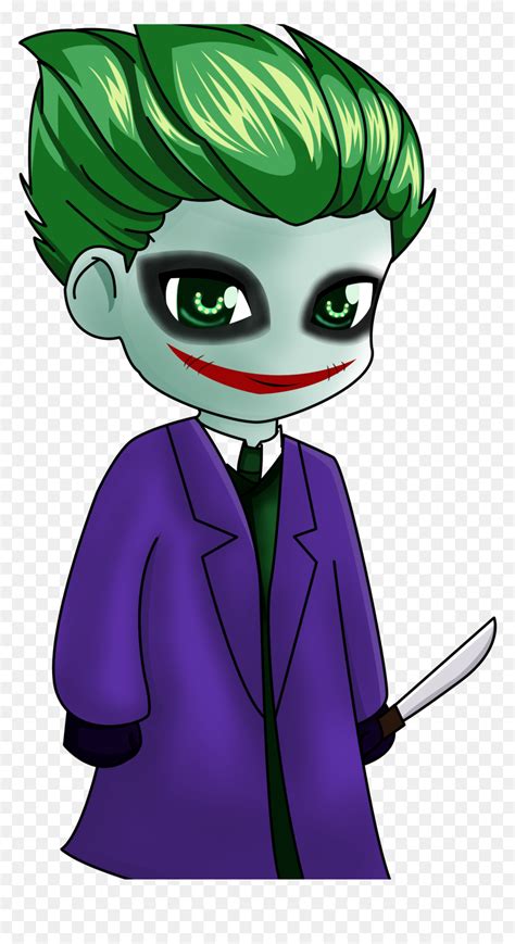 Joker Anime Style , Png Download - Cartoon, Transparent Png - vhv