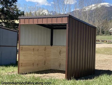 Portable horse loafing shed kits with delivery