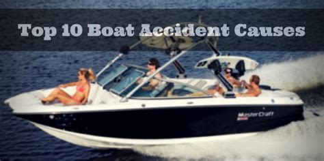 Top 10 Boating Accident Causes