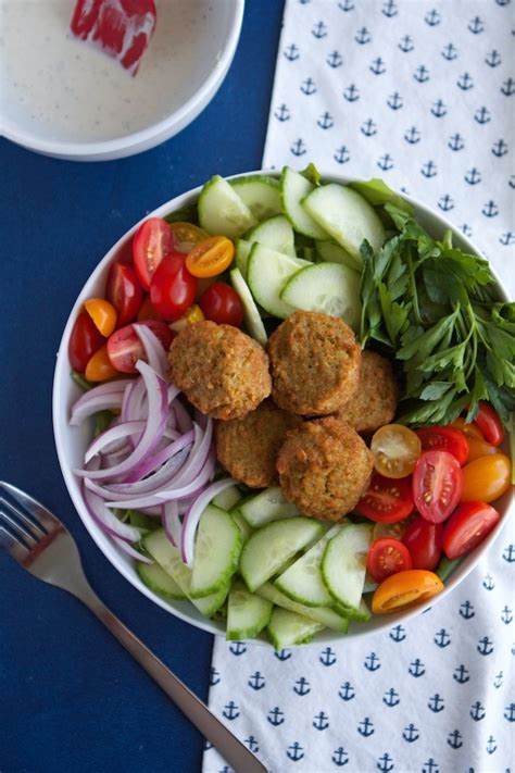 Falafel Salad Bowls | Lauren's Latest