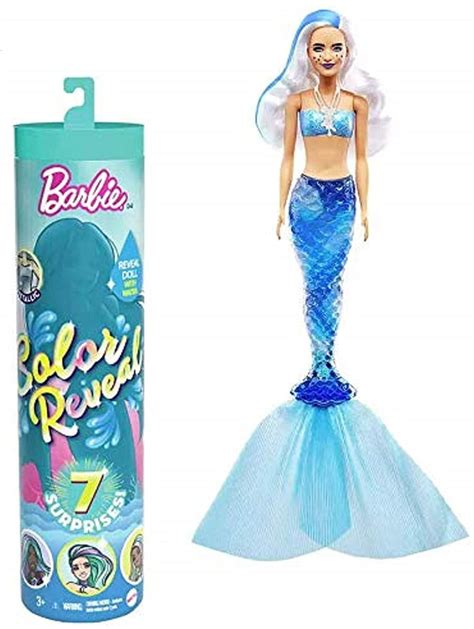 Barbie Color Reveal Muñeca Sirena 7 Sorpresas Y Accesorios | Rainbow toys mx