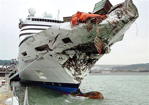 The cruise ship 'Norwegian Dream" is anchored in Dover Harbour, south ...