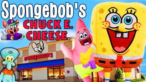 Spongebob Goes To Chuck E Cheese! - Spongebob SquarePants Plush - YouTube