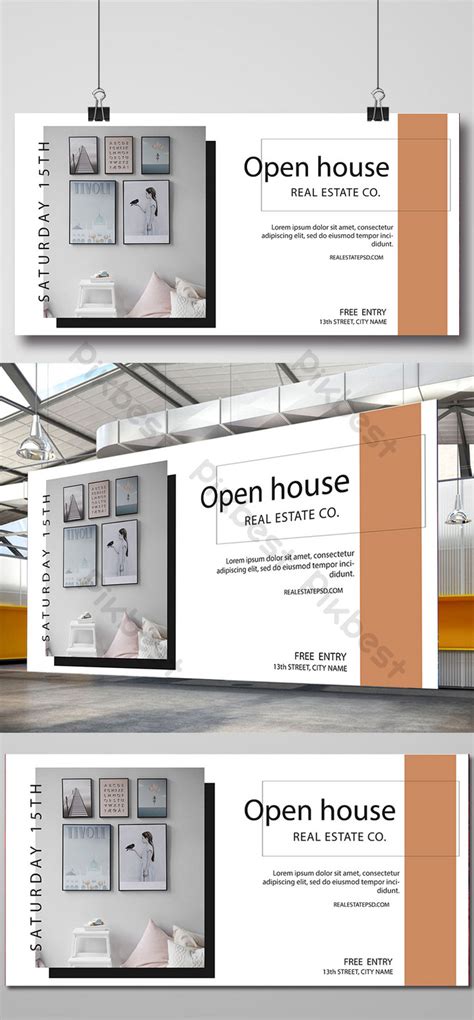 Open House Signage Banner Deisgn Template | PSD Free Download - Pikbest