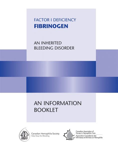 Factor I deficiency (Fibrinogen deficiency) | Hemophilia