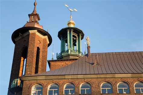 Premium Photo | Tower at city hall - stadshuset, stockholm, sweden