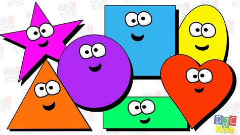 A Fun Simple Childrens Video to Learn Shape Names for Preschool ...