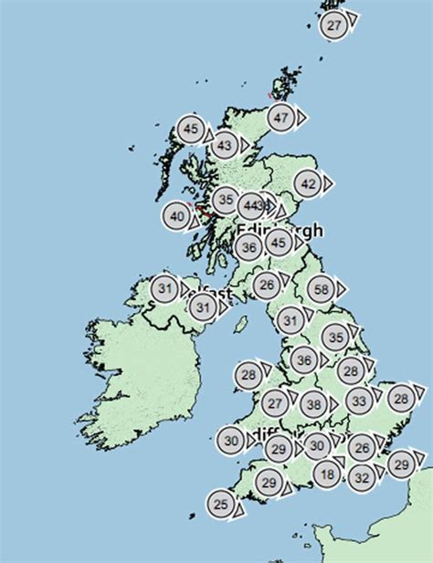 Met Office warnings: Commuter chaos as 70mph winds to lash UK - are YOU affected? | Weather ...