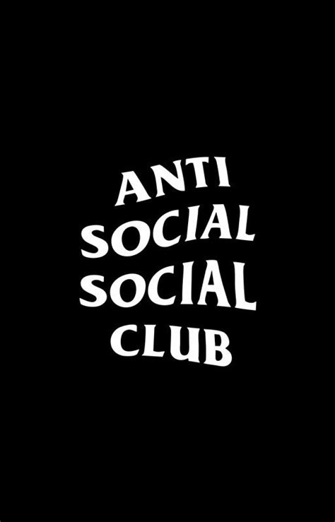 Anti Social Social Club Merchandise | Papel de parede com fundo preto ...