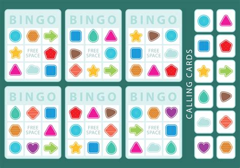 Shapes Bingo Cards - Download Free Vector Art, Stock Graphics & Images