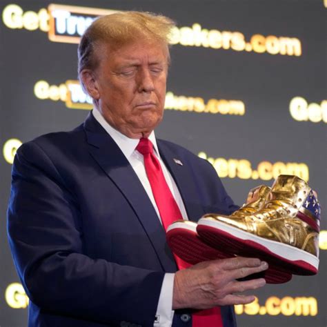 What's With Trump's Gold High Top Sneakers? - Esquire Singapore