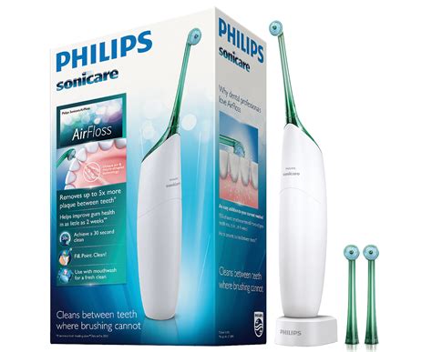 Philips Sonicare AirFloss Interdental w/ AirFloss Repel Nozzles 2pk - White/Gree | eBay