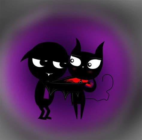 Scardy Bat and Doom Kitty | Ruby gloom, Kitty, Character