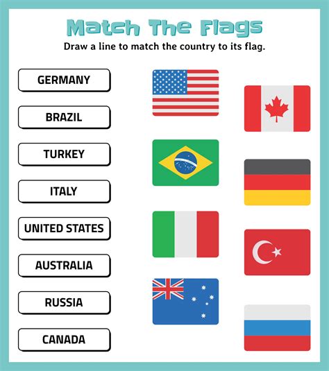 Printable Flags Of The World Quiz