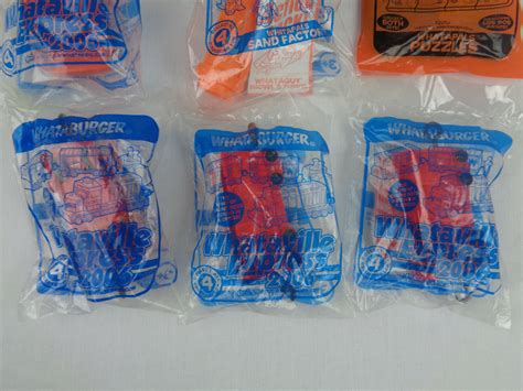 Whataburger Assorted Lot of 8 Action Pack Kids Meal Toys Unopened | eBay