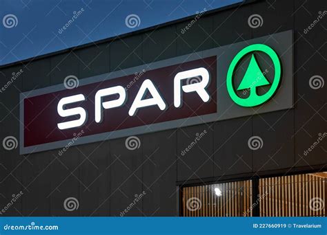 Spar Logo on One of Supermarkets, Signboard Editorial Stock Image ...