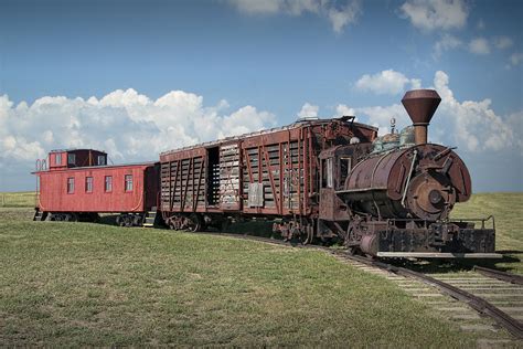 Vintage 1880 Locomotive Train No.1027 Photograph by Randall Nyhof