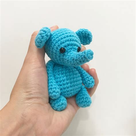 Elephant crochet PATTERN no-sew One-piece amigurumi pattern | Etsy