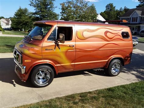 1973 Dodge Custom 70's Van Denny's Dynasty 500hp Beast | Custom vans, Cool vans, 70s van