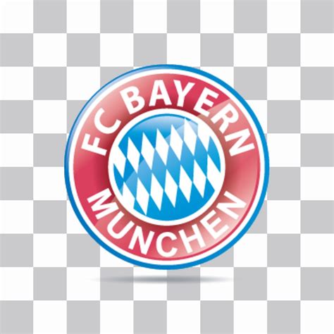 Logo of the Bayern Munich in a badge ready to paste in your photos