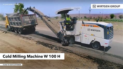 Wirtgen Cold Milling Machine W 100 H - YouTube