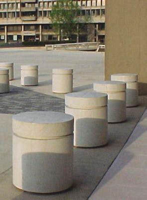 Round Precast Concrete Security Bollards | Belson Outdoors®