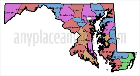 Free Maryland Maps