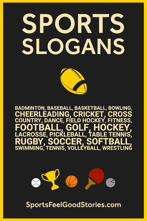 175 Best Sports Slogans and Mottos To Rally Your Squad | Sports slogans, Slogan, Fun sports