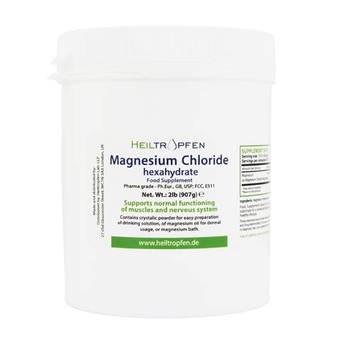 Magnesium Chloride Hexahydrate | HEILTROPFEN