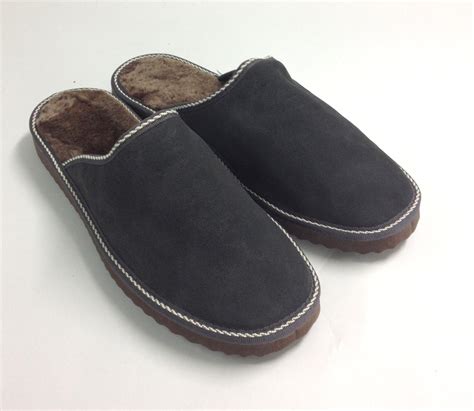 Genuine Shearling Fur Slippers for Men. - Etsy