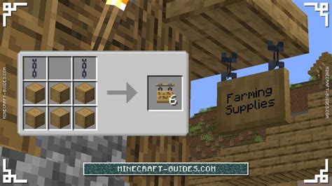 Minecraft: How to Craft & Use Hanging Signs - Minecraft Guides Wiki