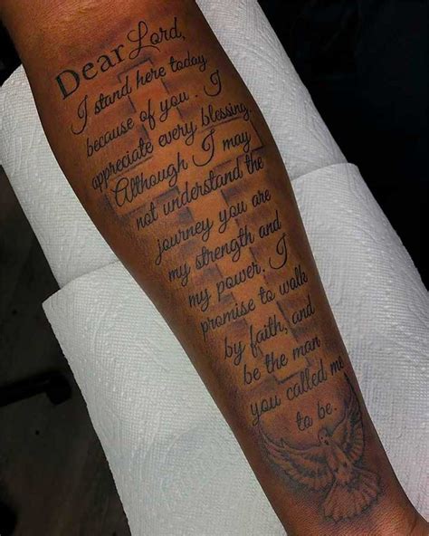 Religious Quotes Tattoos Men