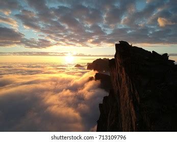 Aerial View Sunset Segla Mountain Senja Stock Photo 713109796 | Shutterstock