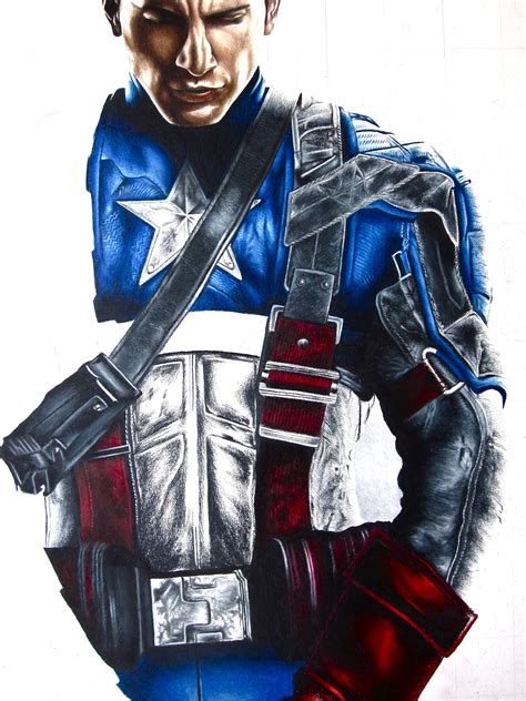 Captain America : The First Avenger fan art by Martin M. Rocha | martinmrochaart