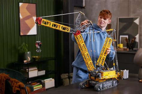 Introducing the Giant LEGO Liebherr Crawler Crane: A Massive Construction Marvel! - Breaking ...
