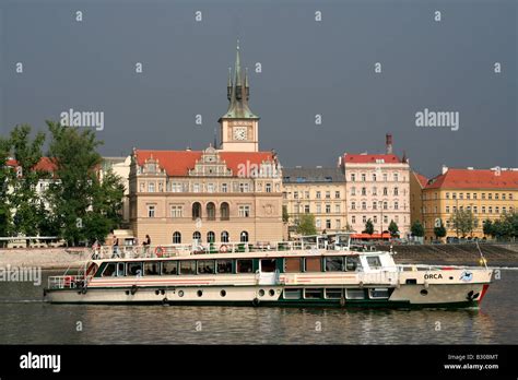 The Moldau River Vltava Prague Czech Republic Stock Photo - Alamy