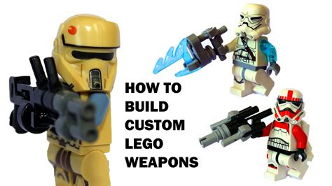 Tutorial COOL LEGO Star Wars Guns / How to build custom LEGO weapons ...