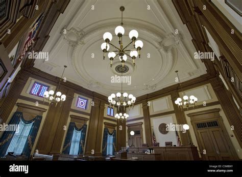 Historic Building Courtroom Court of Appeals Portland Oregon 4 Stock ...