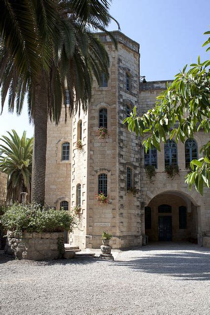 The Benedictine monastery in Abu Gosh - A village near Jerusalem that ...