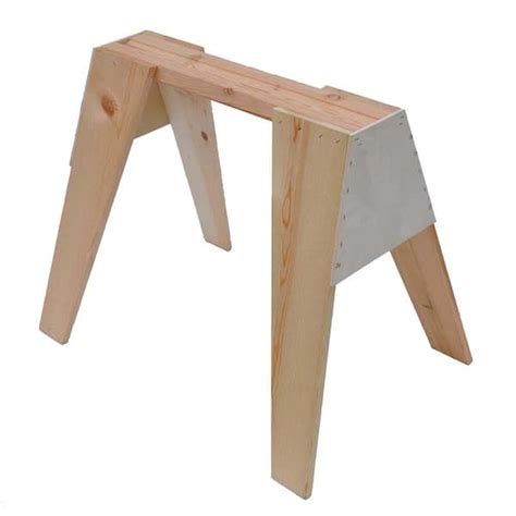 Signature Development 24 in. W x 29 in. H Wooden Sawhorse 378739 - The ...