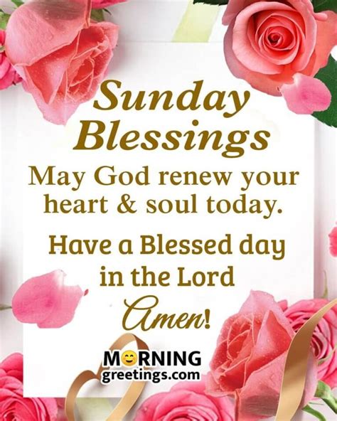 30 Super Sunday Morning Blessings - Morning Greetings – Morning Quotes ...