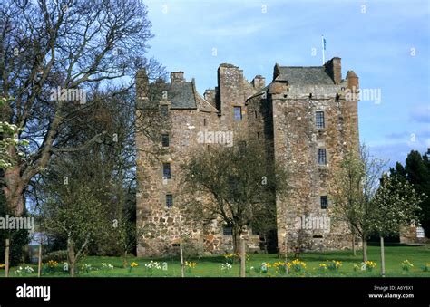 Scotland Forres Moray Brodie Castle Historic lan 16th Century Stock ...