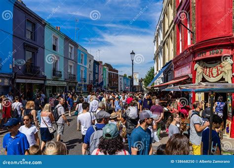 Portobello Market in Notting Hill, London, England, UK Editorial Image - Image of english ...