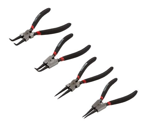 TEKTON 3576 4-Piece Heavy Duty Snap Ring Pliers Set, Multi-Colored - Walmart.com