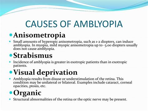 PPT - AMBLYOPIA/STRABISMUS PowerPoint Presentation, free download - ID ...