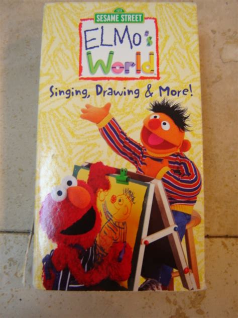 Sesame Street Elmo's World Singing, Drawing, & More! VHS tape | eBay